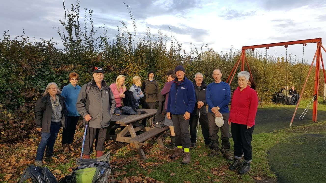 Southampton Ramblers group photo Owlesbury